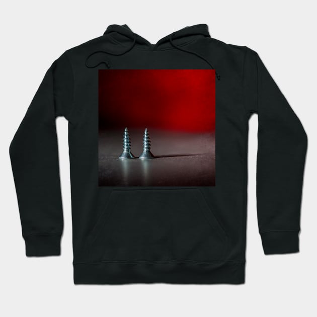 Red Screw Hoodie by Handie